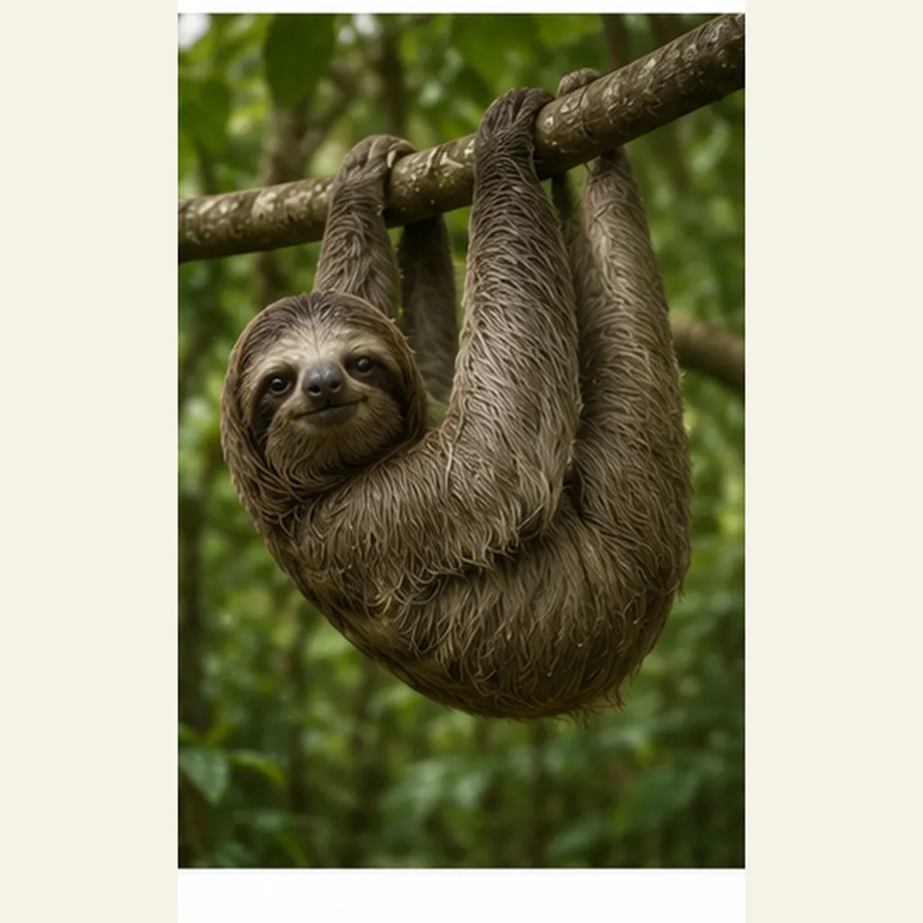 Illustration of sloths move so slowly for the question "Why do sloths move so slowly?"
