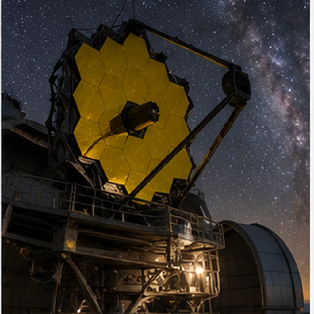 Illustration of telescopes use mirrors to see faint galaxies for the question "How do telescopes use mirrors to see faint galaxies?"