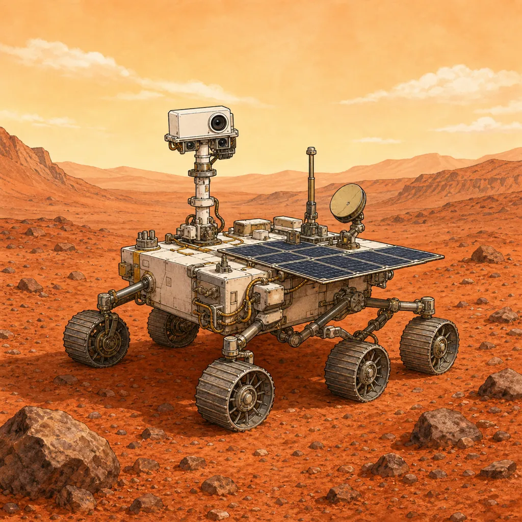 Illustration of rovers drive on mars without drivers nearby for the question "How do rovers drive on Mars without drivers nearby?"