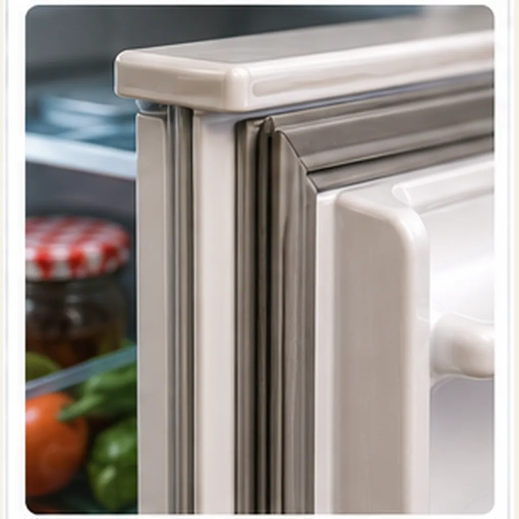 Illustration of fridge doors seal with magnets for the question "Why do fridge doors seal with magnets?"