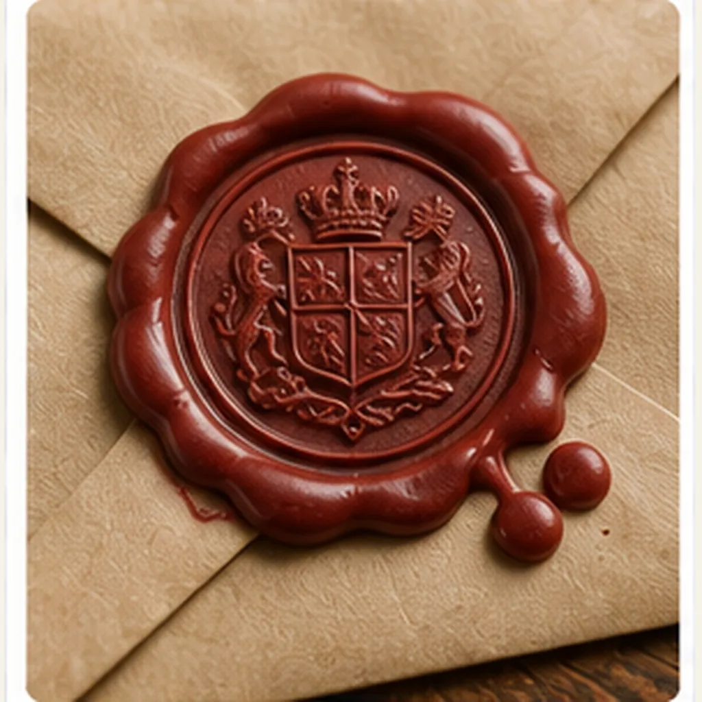 Illustration of people use wax seals for the question "Why did people use wax seals?"