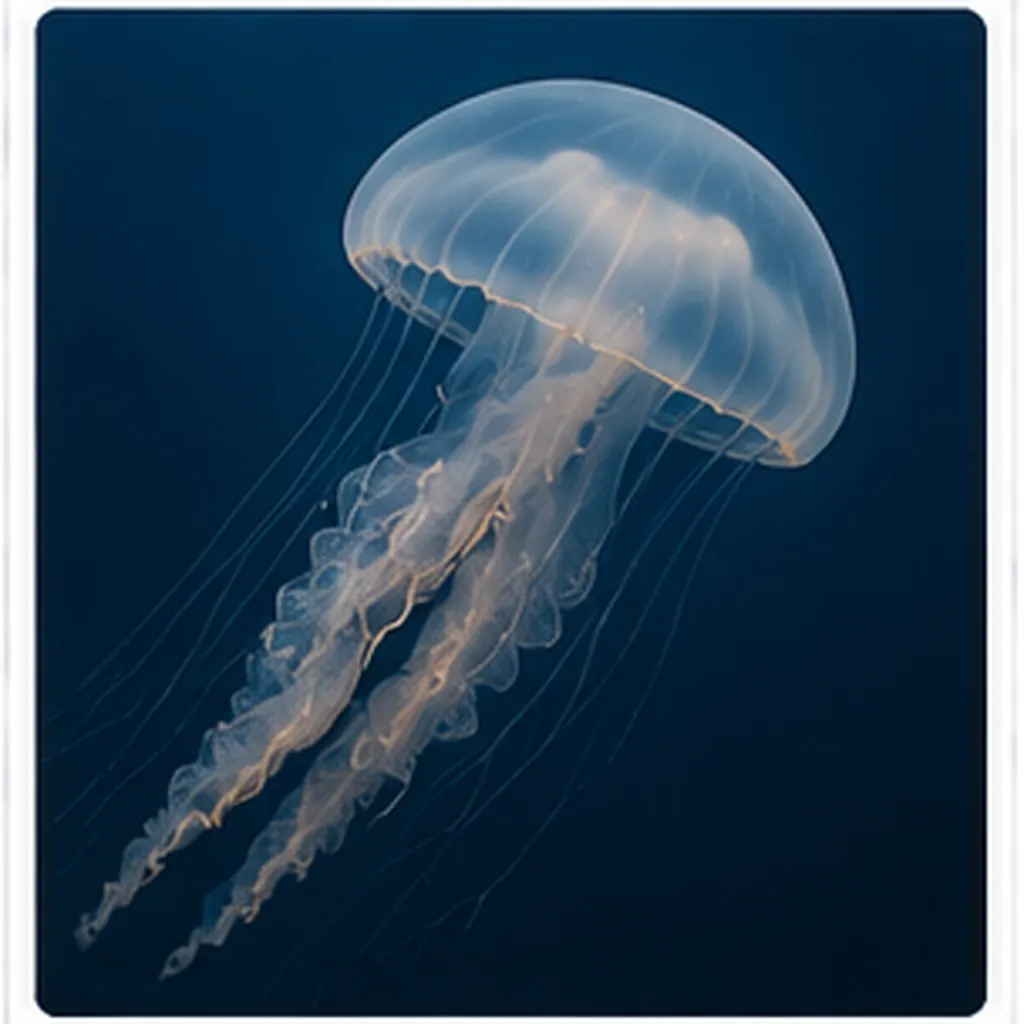 Illustration of jellyfish move without fins for the question "How do jellyfish move without fins?"