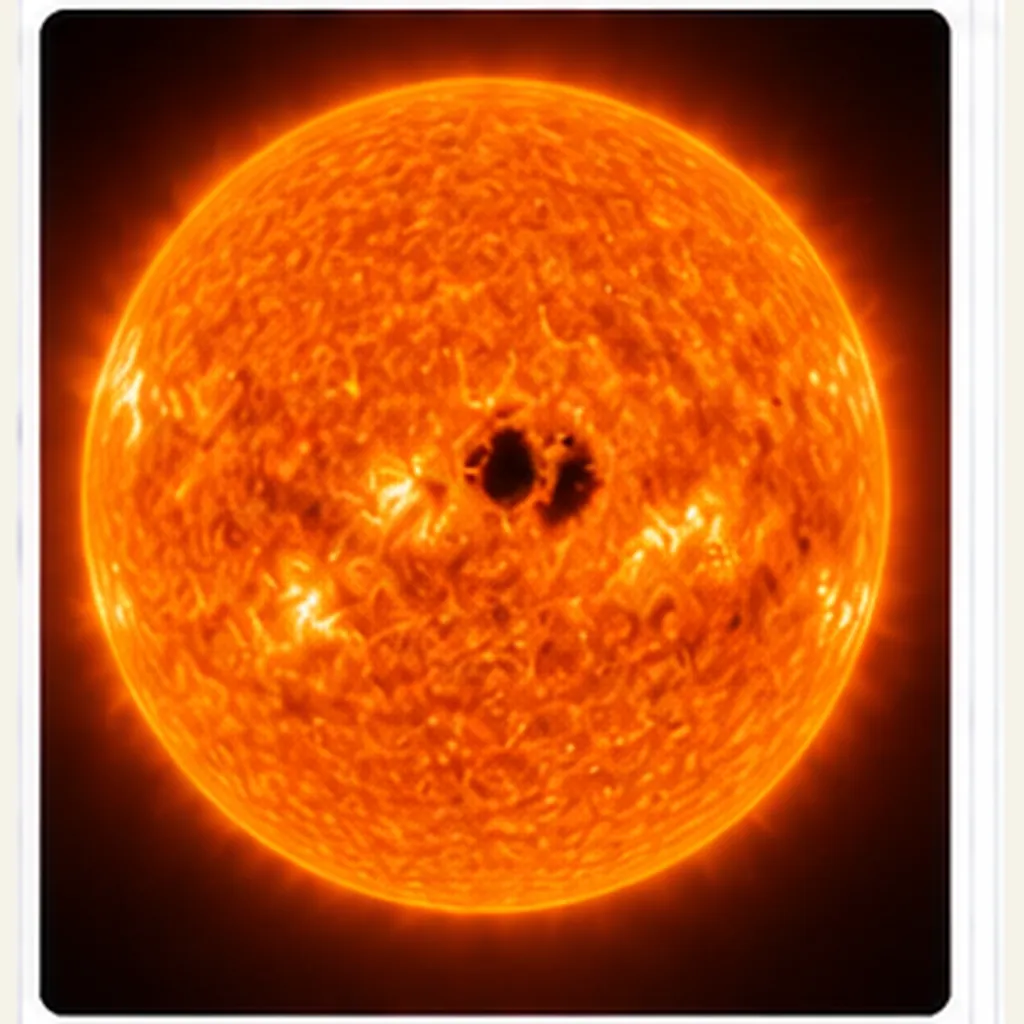 Illustration of the sun have spots for the question "Why does the Sun have spots?"