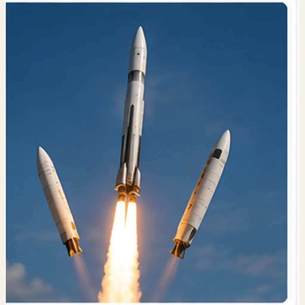 Illustration of rockets drop parts as they fly for the question "Why do rockets drop parts as they fly?"