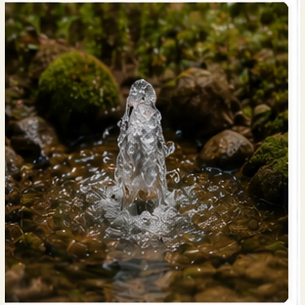 Illustration of underground springs push water up for the question "How do underground springs push water up?"