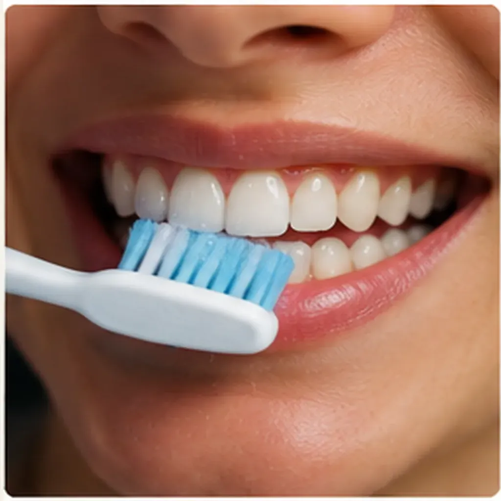 Illustration of teeth feel smooth after brushing for the question "Why do teeth feel smooth after brushing?"