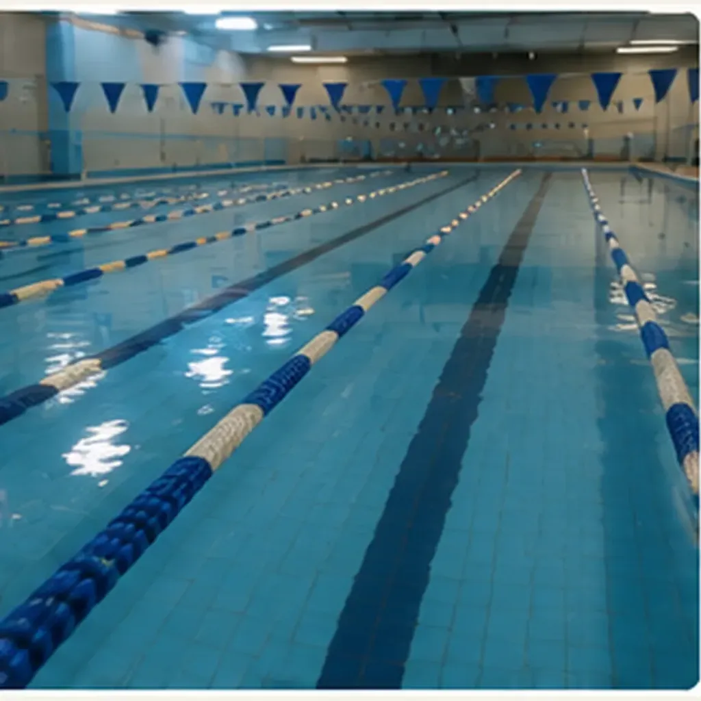 Illustration of swimming lanes stop waves spreading for the question "How do swimming lanes stop waves spreading?"