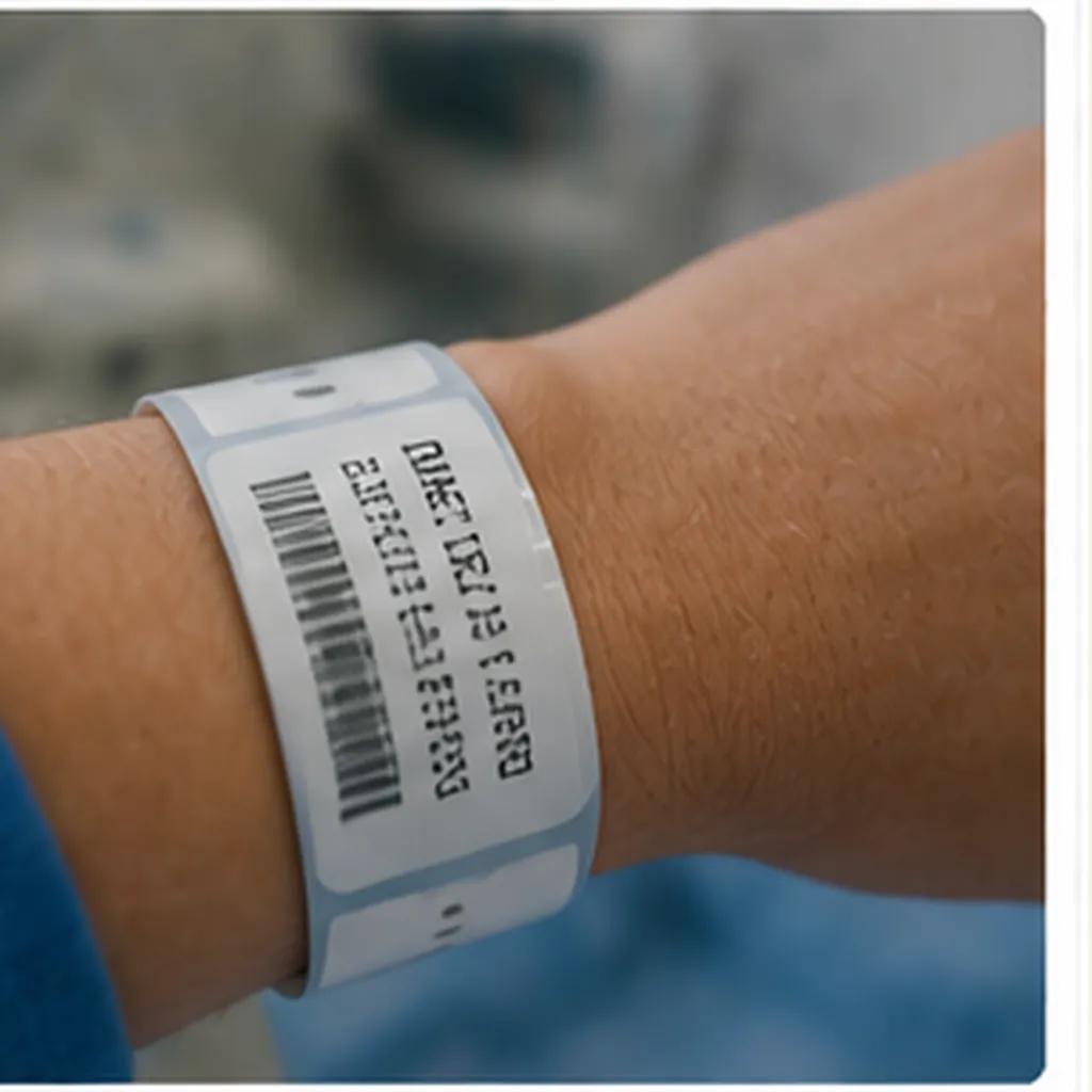 Illustration of hospitals use wristbands for the question "Why do hospitals use wristbands?"