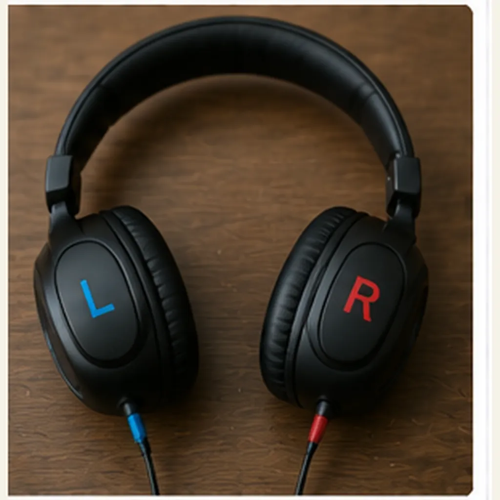 Illustration of headphones have left and right sides for the question "Why do headphones have left and right sides?"