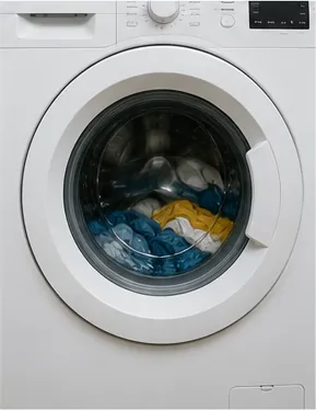 Illustration of washing machine doors lock during a wash for the question "Why do washing machine doors lock during a wash?"