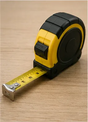 Illustration of a tape measure snap back into its case for the question "Why does a tape measure snap back into its case?"