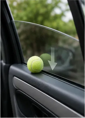 Illustration of car windows stop closing when something is trapped for the question "How do car windows stop closing when something is trapped?"