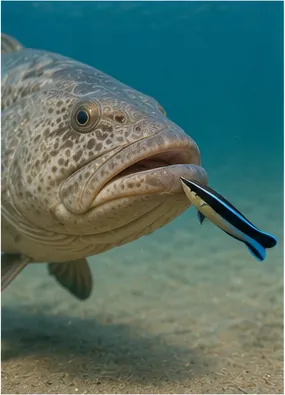 Illustration of cleaner fish know bigger fish will not eat them for the question "How do cleaner fish know bigger fish will not eat them?"
