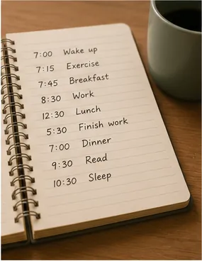 Illustration of routines make repeated tasks feel easier for the question "Why do routines make repeated tasks feel easier?"