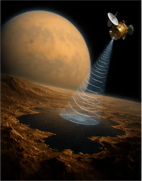 Illustration of scientists know titan has lakes for the question "How do scientists know Titan has lakes?"