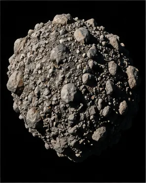 Illustration of some asteroids more like piles of rubble than solid rocks for the question "Why are some asteroids more like piles of rubble than solid rocks?"