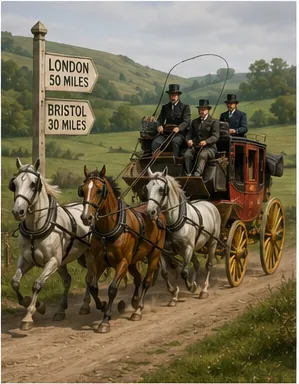 Illustration of fast mail systems keep changing horses for the question "Why did fast mail systems keep changing horses?"