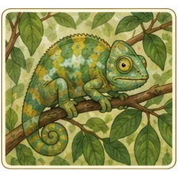 Illustration of camouflage for the question "What is camouflage?"