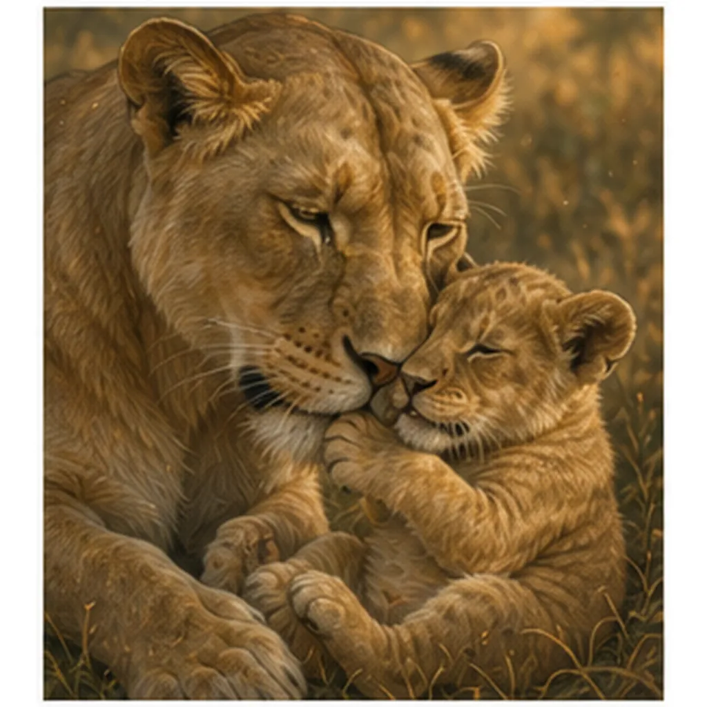 Illustration of animals care for their babies for the question "Why do animals care for their babies?"