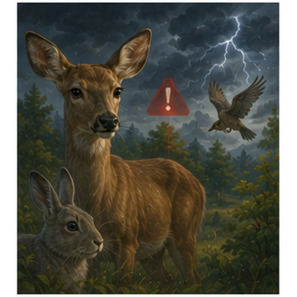 Illustration of animals know danger is near for the question "How do animals know danger is near?"