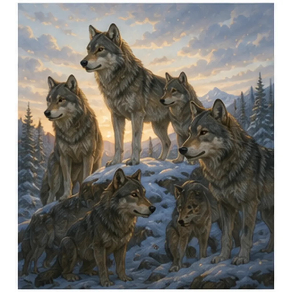 Illustration of some animals live in groups for the question "Why do some animals live in groups?"
