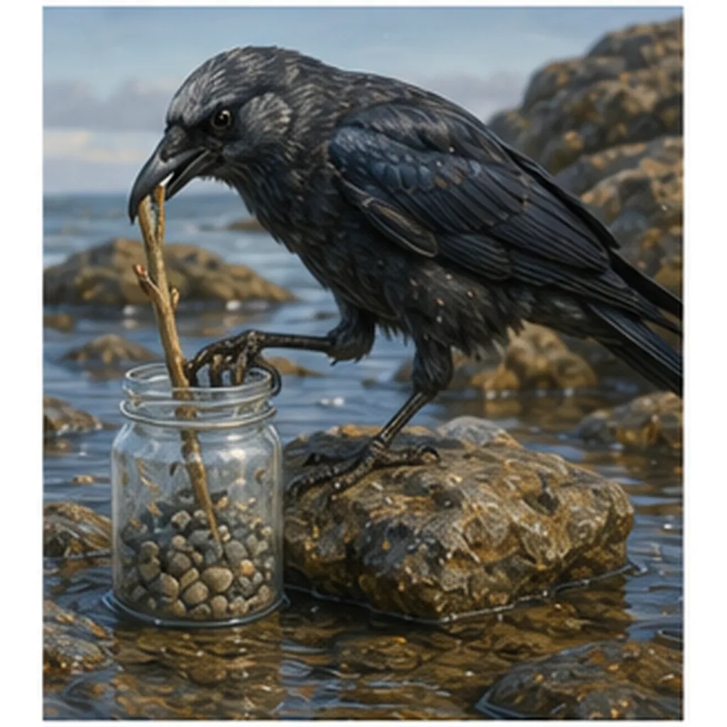 Illustration of some animals use tools for the question "Why do some animals use tools?"