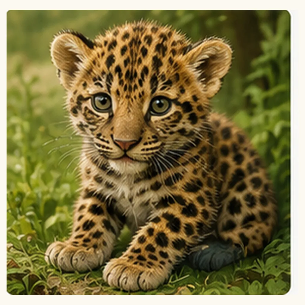Illustration of some baby animals born with spots for the question "Why are some baby animals born with spots?"