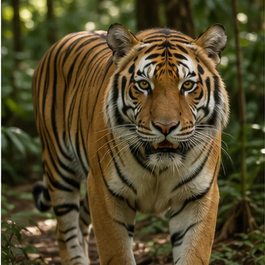 Illustration of every tiger have a different stripe pattern for the question "Why does every tiger have a different stripe pattern?"