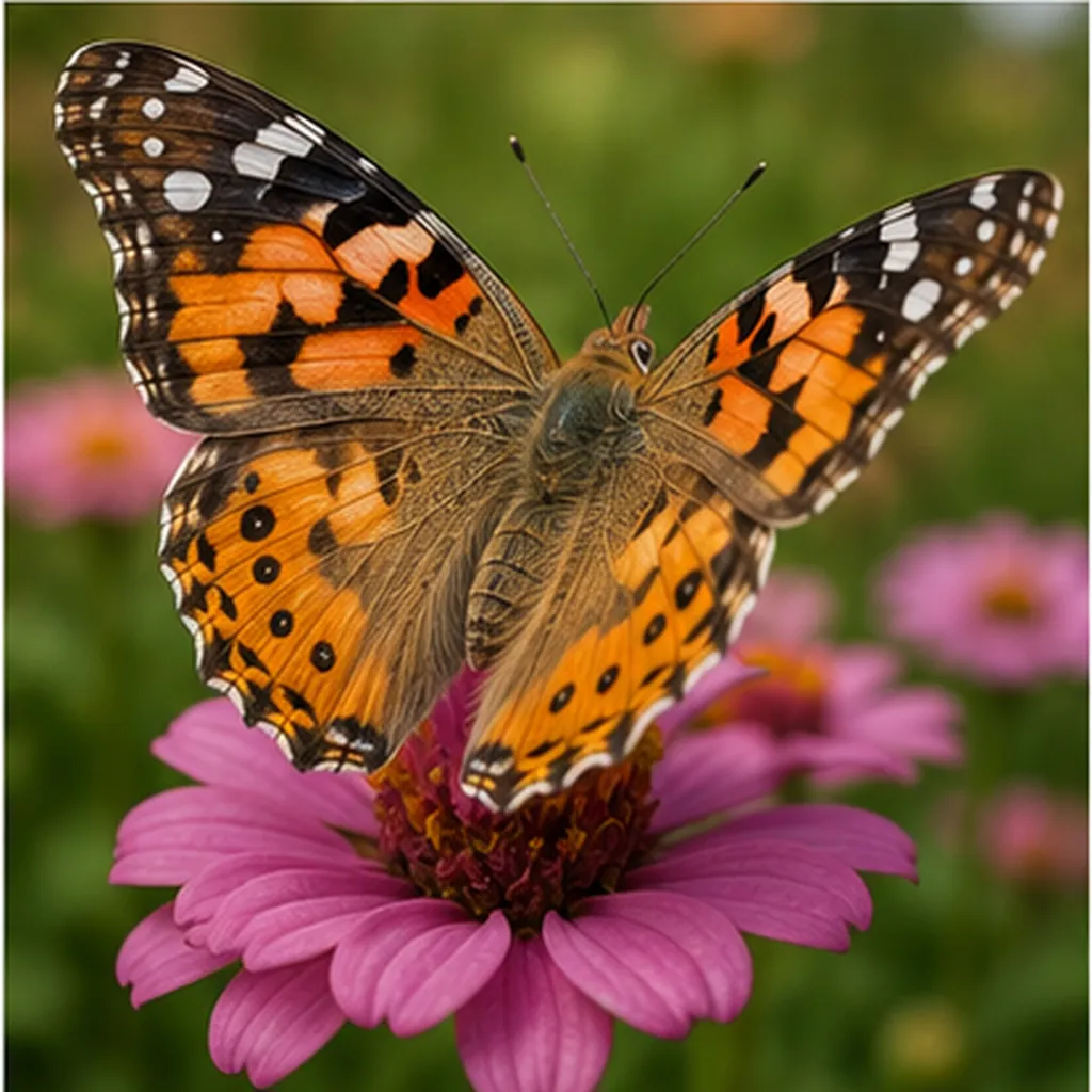 Illustration of butterflies have colourful wings for the question "Why do butterflies have colourful wings?"