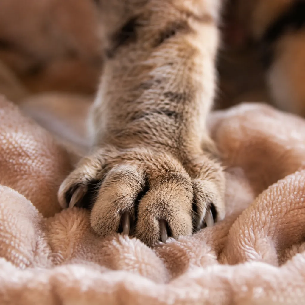 Why do cats knead with their paws?