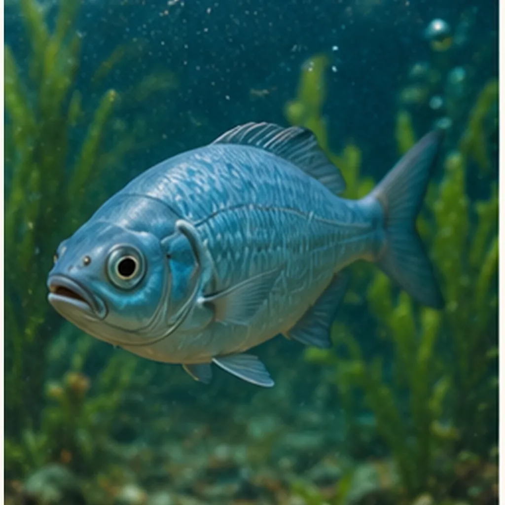 Illustration of fish breathe underwater for the question "How do fish breathe underwater?"