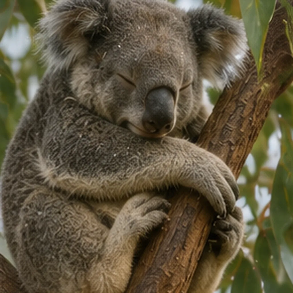 Illustration of koalas sleep so much for the question "Why do koalas sleep so much?"