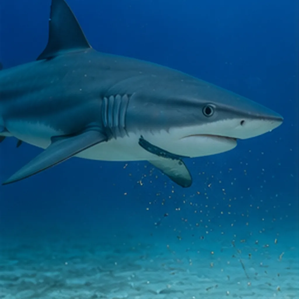Illustration of sharks smell tiny traces in water for the question "How do sharks smell tiny traces in water?"