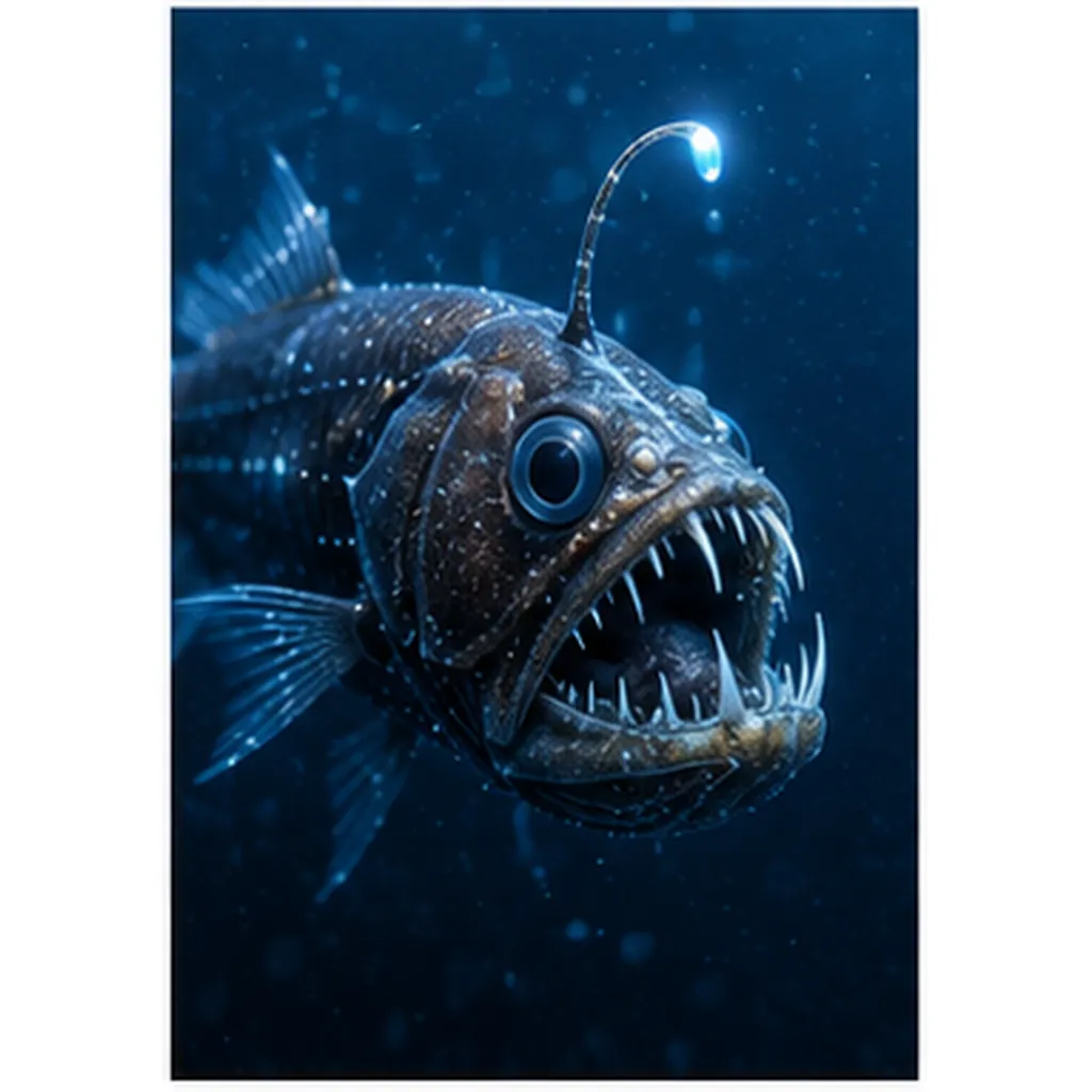 Illustration of deep-sea fish survive crushing water pressure for the question "How do deep-sea fish survive crushing water pressure?"