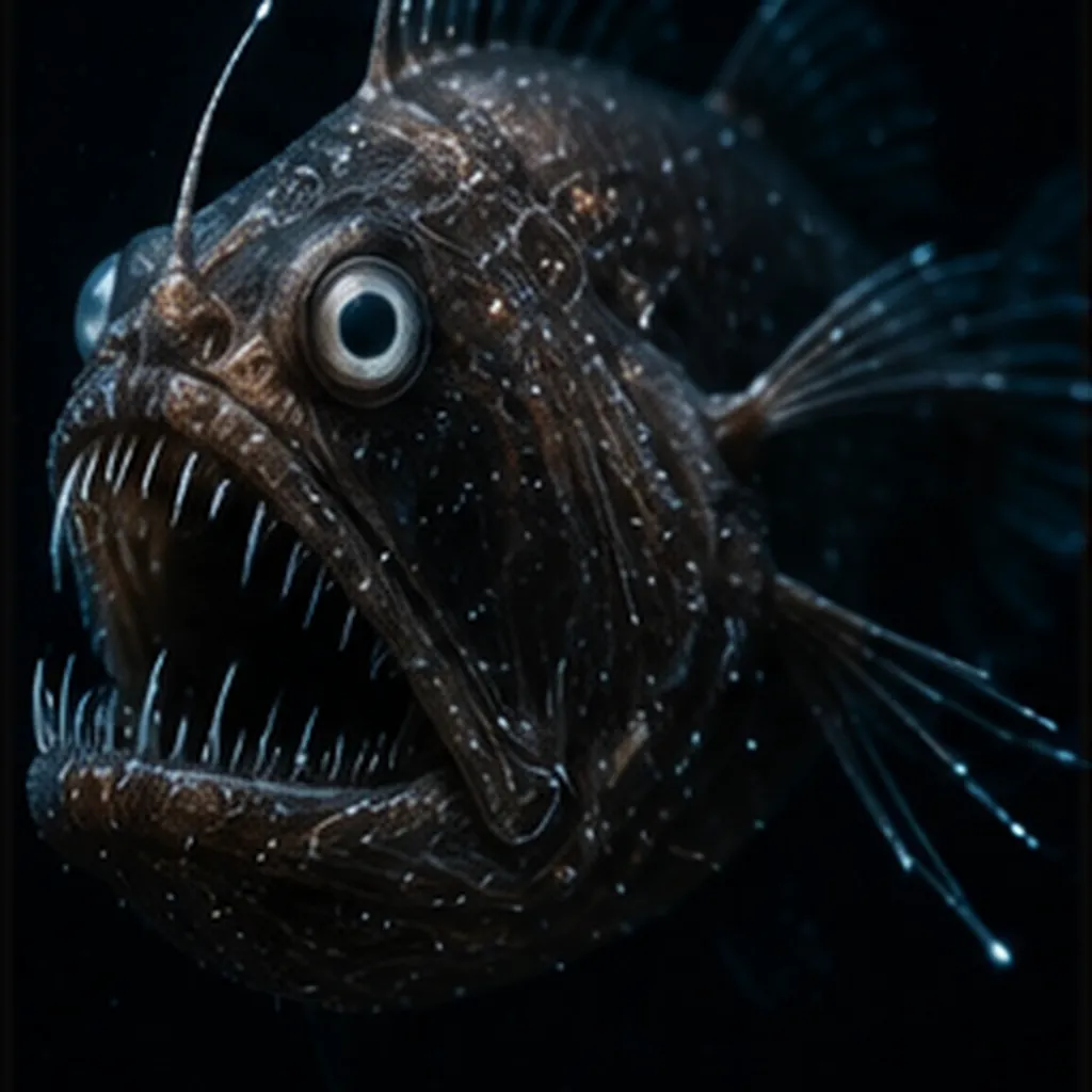 Illustration of some fish live in total darkness for the question "Why do some fish live in total darkness?"