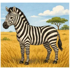 Illustration of zebras have stripes for the question "Why do zebras have stripes?"