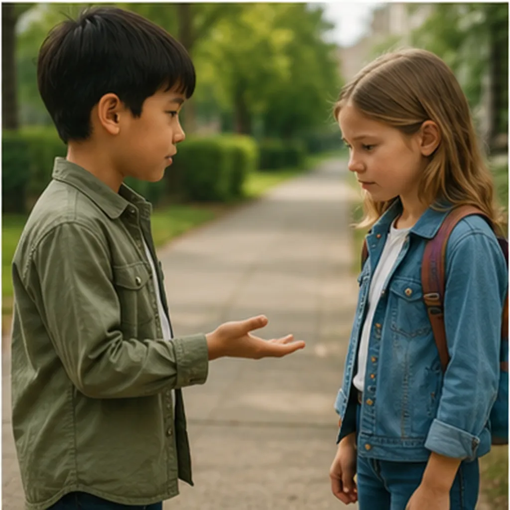 Illustration of it hard to say sorry to someone you don't know well for the question "Why is it hard to say sorry to someone you don't know well?"