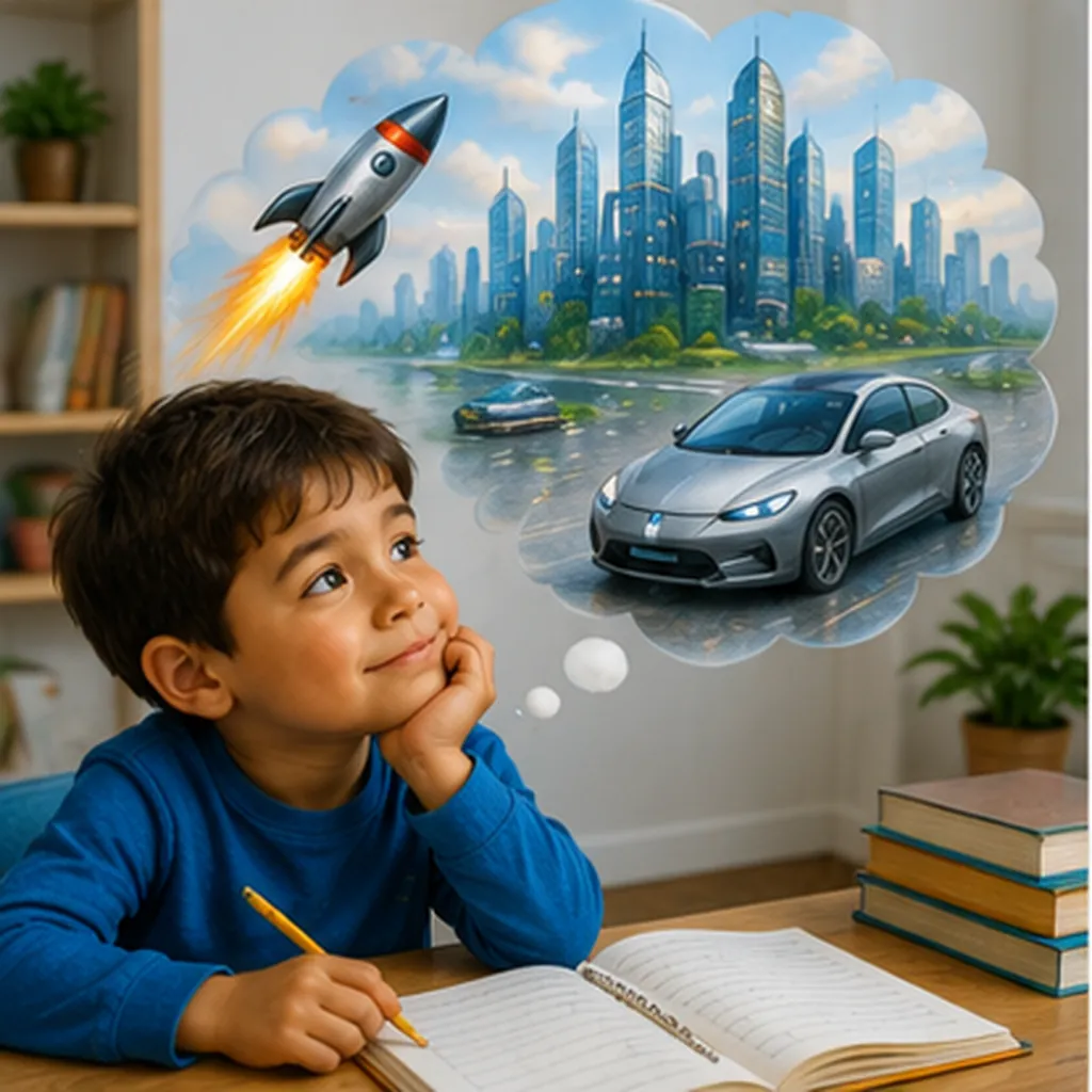Illustration of people imagine the future for the question "Why do people imagine the future?"