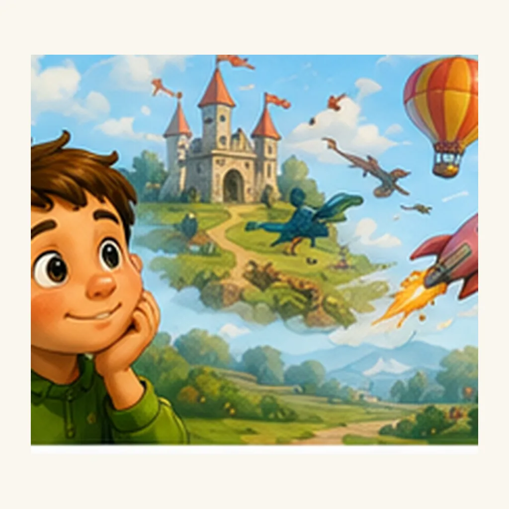 Illustration of imagination for the question "What is imagination?"