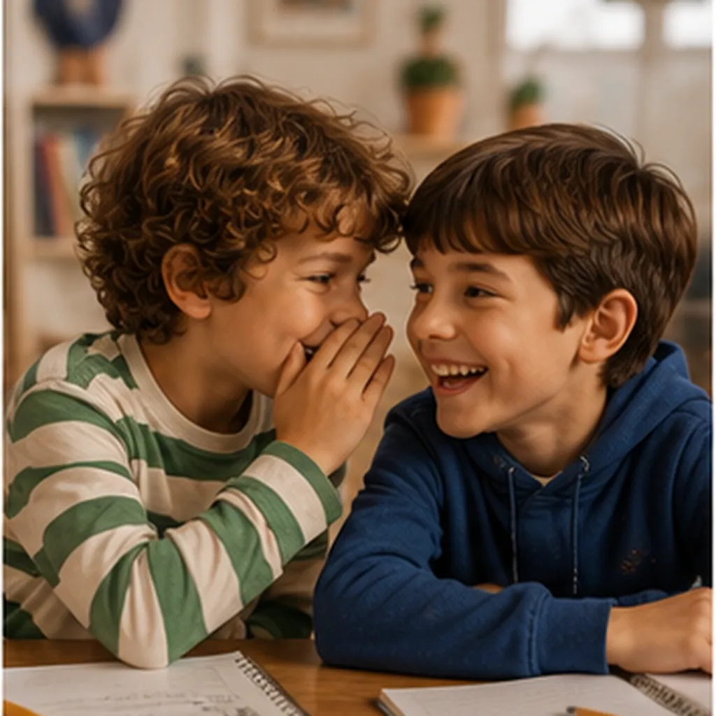 Illustration of people enjoy inventing new words with their friends for the question "Why do people enjoy inventing new words with their friends?"