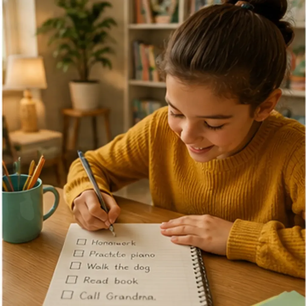 Illustration of people like writing lists of things to do for the question "Why do people like writing lists of things to do?"
