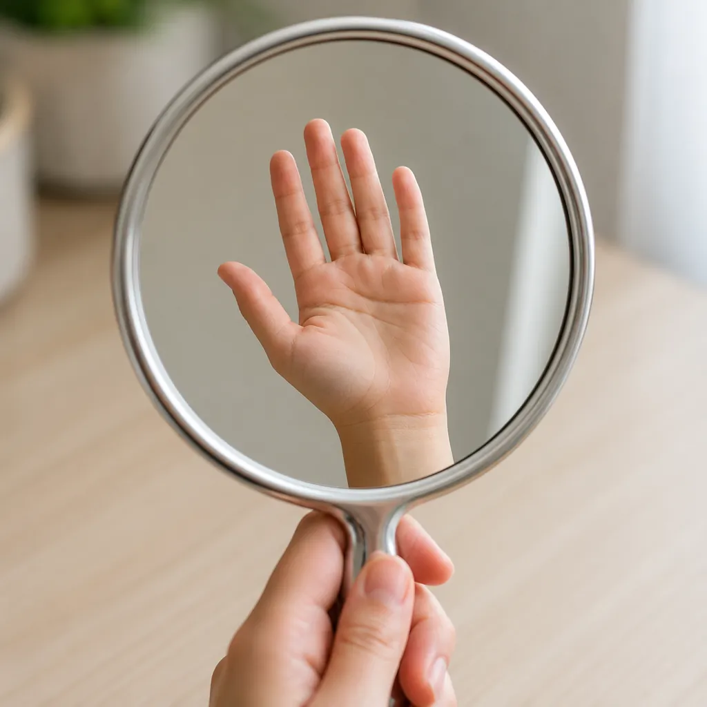 Why does a mirror flip left and right, but not up and down?