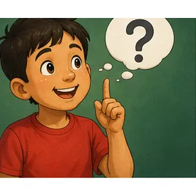 Illustration of a question for the question "What is a question?"