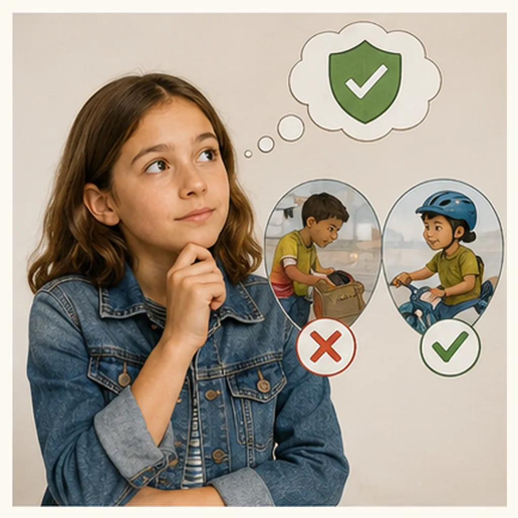 Illustration of we decide what is safe for the question "How do we decide what is safe?"