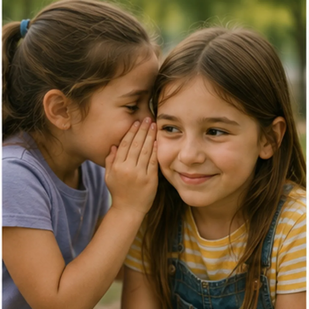 Illustration of people lower their voice to share a secret for the question "Why do people lower their voice to share a secret?"