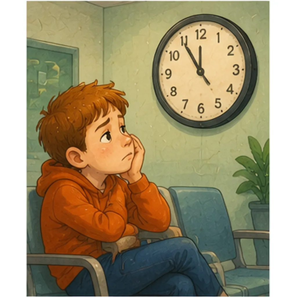 Illustration of waiting feel slow for the question "Why does waiting feel slow?"