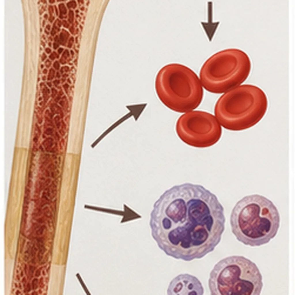 Illustration of your body keep making brand new blood cells for the question "How does your body keep making brand new blood cells?"