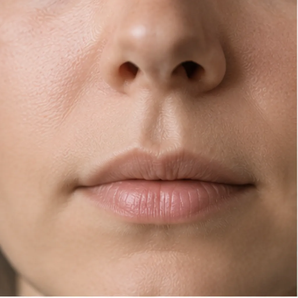 Illustration of everyone have a little groove above their upper lip for the question "Why does everyone have a little groove above their upper lip?"