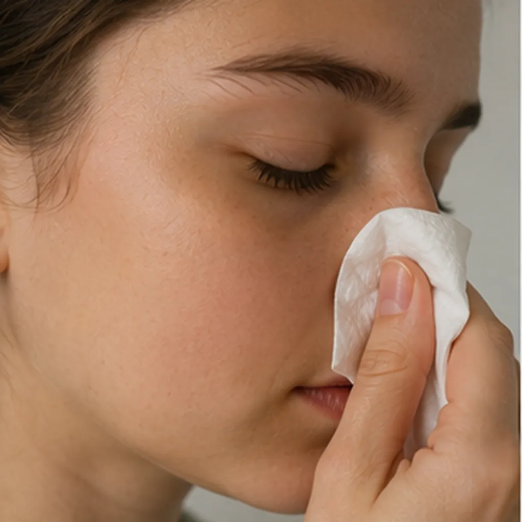 Illustration of your nose make mucus even when you're not sick for the question "Why does your nose make mucus even when you're not sick?"