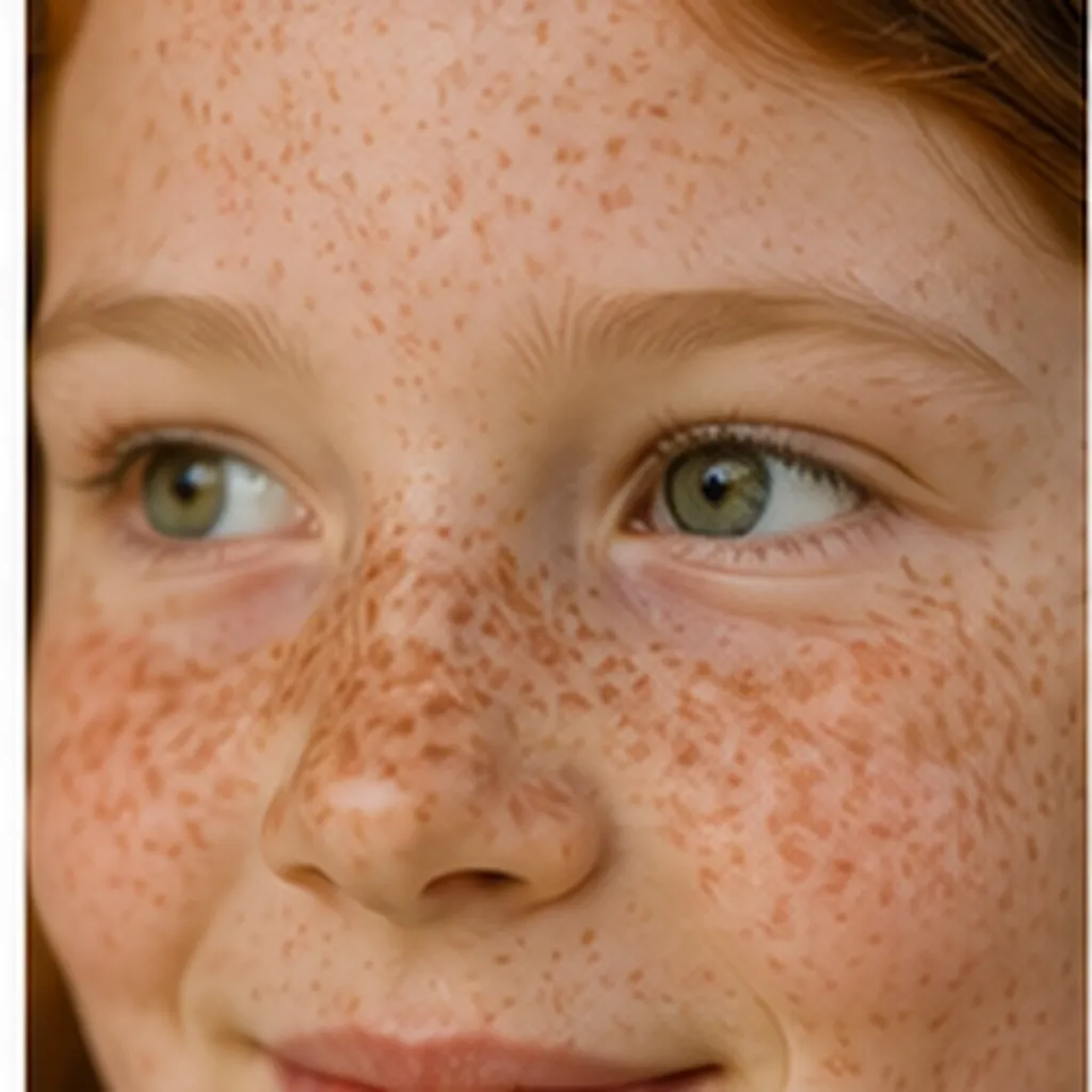 Illustration of some people have freckles and others don't for the question "Why do some people have freckles and others don't?"